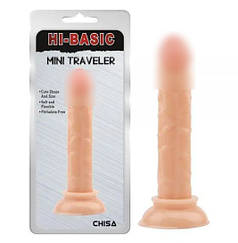 Реалістичне дилдо на присоску Mini Traveler | Knopka