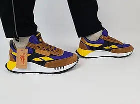 Reebok Classic Legacy Violet Yellow Brown