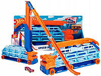 Грузовик-автотрек 2в1 Hot Wheels Суперспуск HDY92