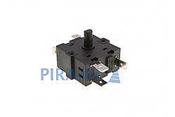 Перемикач режимів обігрівача C-10 244-7 16А, 6 контактів, 5 позицій