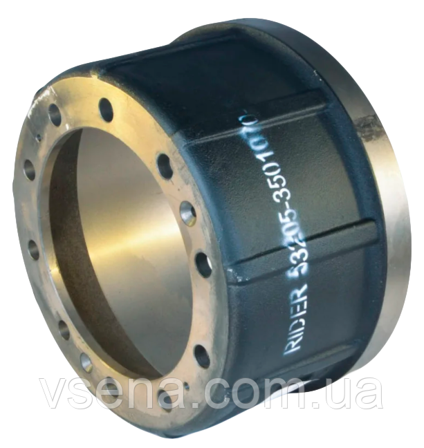 Барабан гальмівний КамАЗ Євро (RIDER)