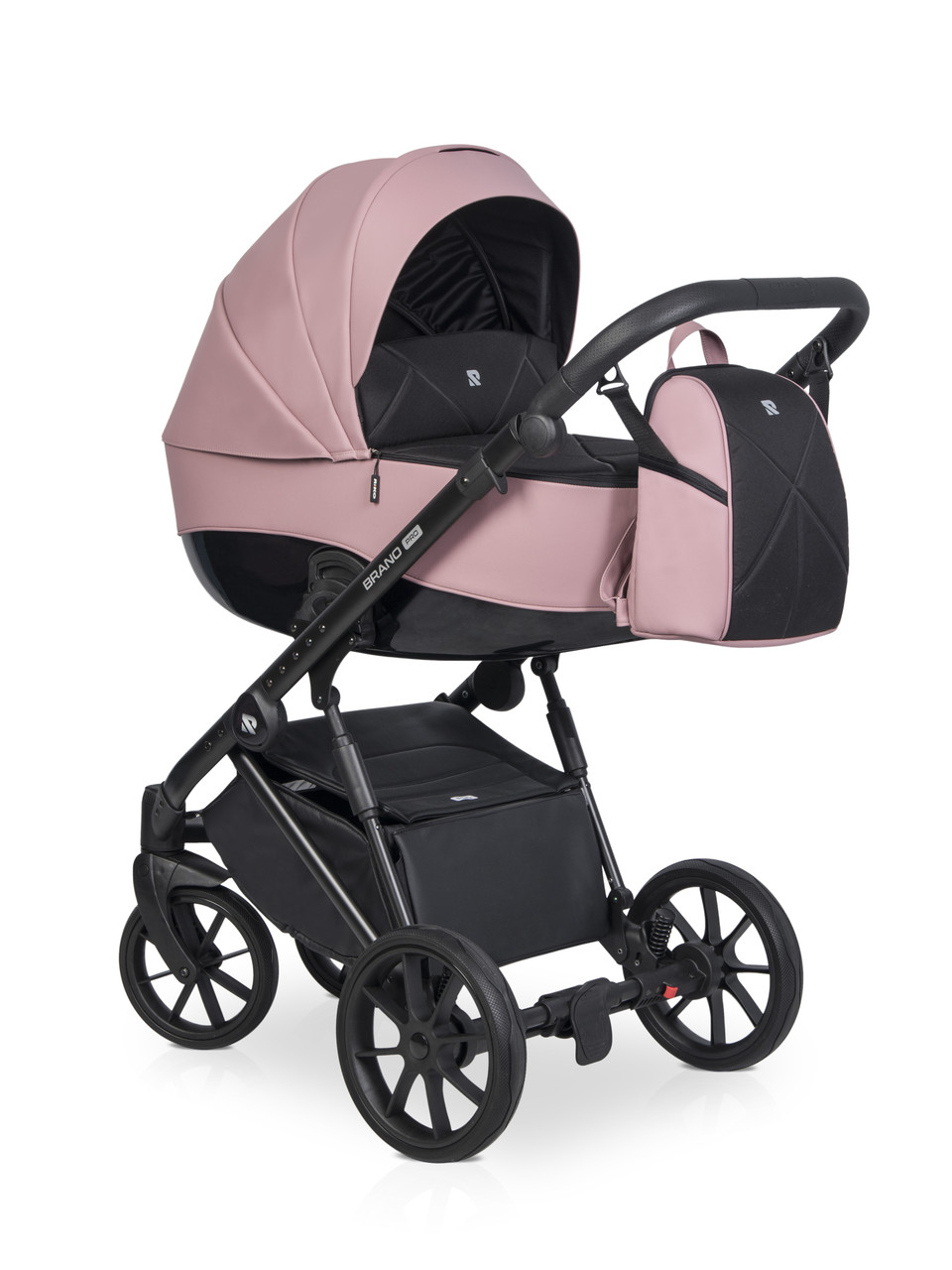 Коляска 2 в 1 Riko Brano PRO 03 Energy Pink