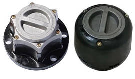 Муфта вимкнення переднього моста УАЗ 452, 469 (ельма, тріскачка, хаби) (комплект.-2 шт.) з ковпаком (г. Ульяновськ)