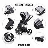 Коляска 2 в 1 Riko Senso 02 Grey Fox, фото 4