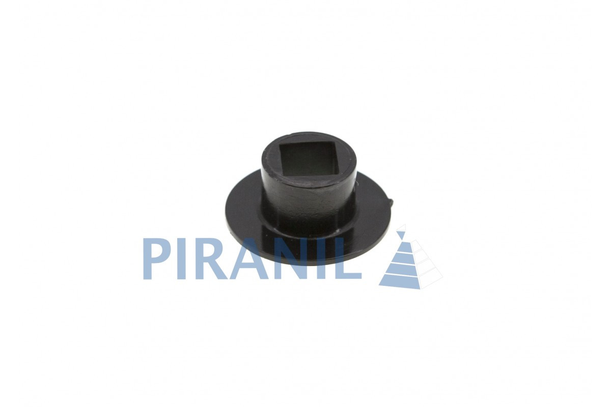 Втулка шнека для м'ясорубки Ротор D=24/14 мм, H=10 мм, квадрат 8 мм, фото 1