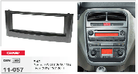 1-DIN переходная рамка Fiat Punto 2005- 2014, Linea 2007- 2014, Carav 11-057