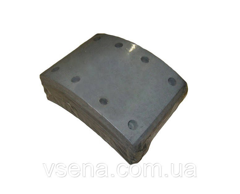 Накладка гальмівних колодок ЗІЛ 130 задн. свердел. (ДК)