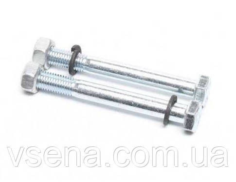 Болт ресори передньої КАМАЗ, ЗИЛ з гайкою та гровером (ПРТОЧНІСТЬ 8.8, М14х2.0х120) RIDER