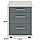Тумба мобільна Кабі 004 корпус ДСП Попелястий фасад Антрацит (Gerbor-Україна ТМ), фото 2