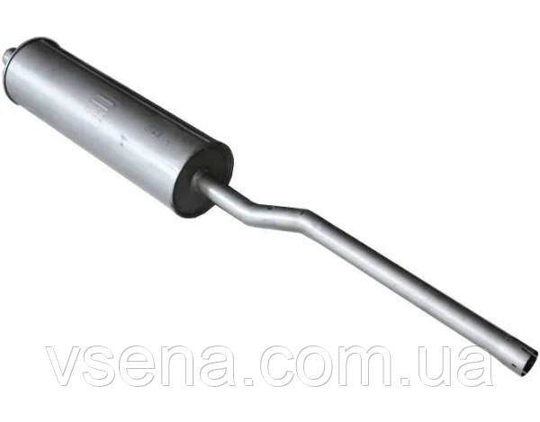 Глушник Газель ГАЗ 3302 (з трубою, центр O51) закатовий (о) (ТМК)