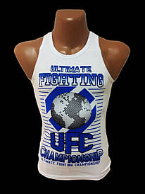 Борцовка-майка чоловіча біла UFC (Туреччина)