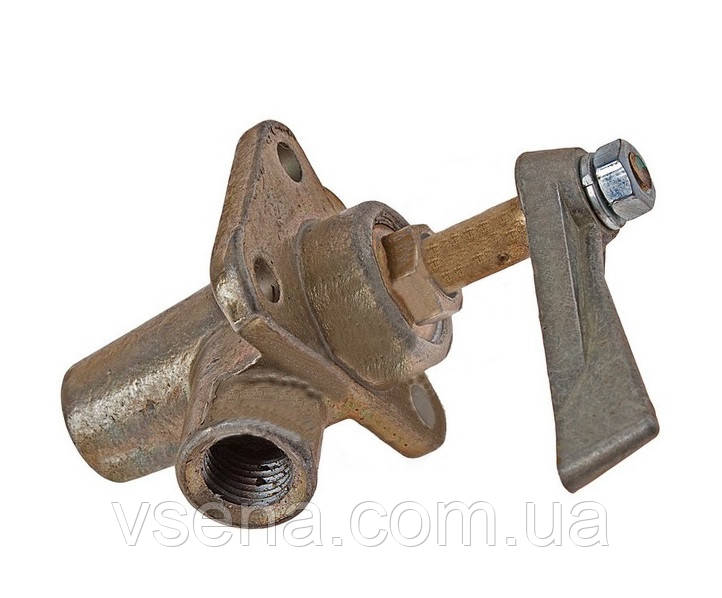 Кран паливний УАЗ 452,469 перемикання з бака на бак (ДК)