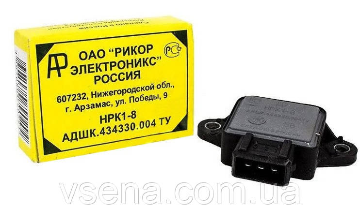 Датчик положення дросельної заслінки Газель, Волга, Соболь дв. 406, 405, 409, 4213 (Україна)