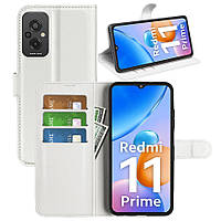 Чехол-книжка Litchie Wallet для Xiaomi Redmi 11 Prime 4G White