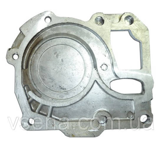 Кришка насоса водяного Волга 2401 задн. (помпи) (алюм.) (Авто Престиж)