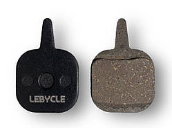 Колодки Lebycle disk квадратна з хвостиком (37.5 мм - 26,5 мм) к-т 2 шт