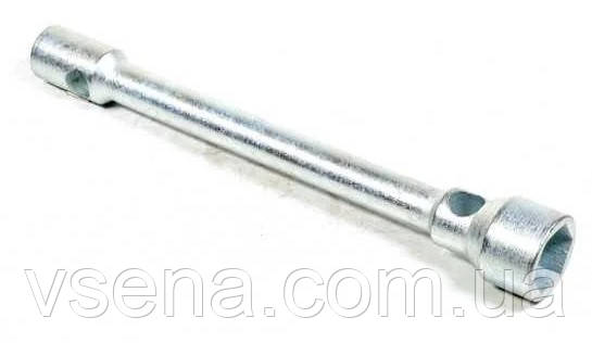 Ключ балконний ГАЗ, ЗІЛ (21х41) (квадрат 21 під футорку, L = 400 mm) (цинк)