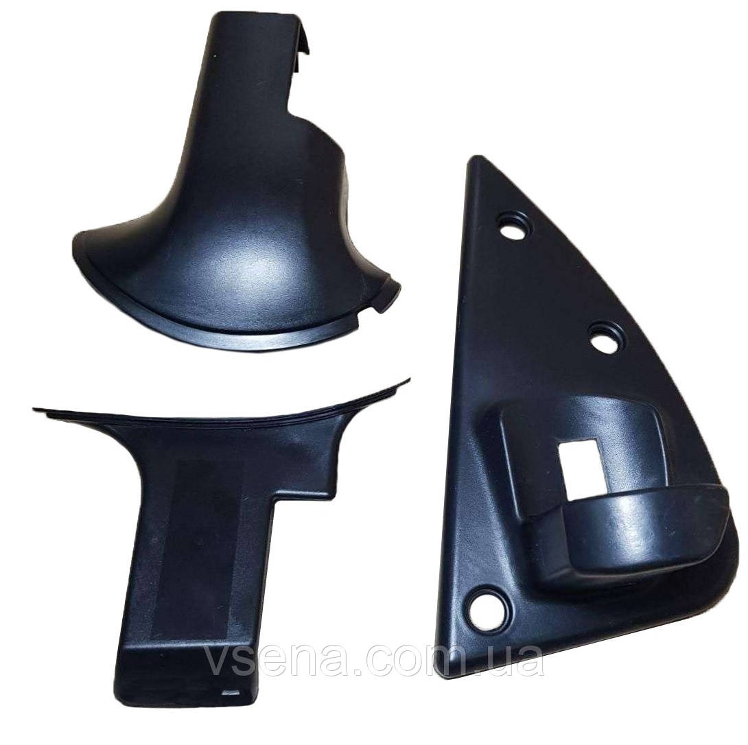 Кожух опори, кронштейна дзеркала Газель, Соболь правий новач.обр. (комп.3 шт.) (пр. Автосвітло, г. Арзамаса)