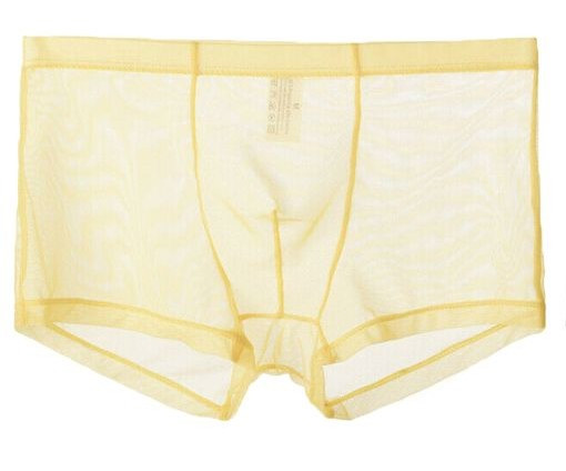 Прозорі труси бежеві чоловічі боксери, фото 1