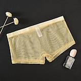 Прозорі труси бежеві чоловічі боксери, фото 2