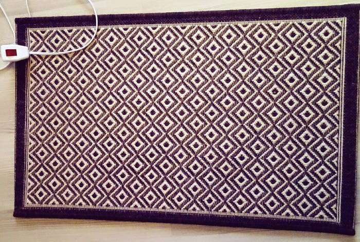 Купить Жаккардовый коврик с подогревом 50*80см, 77 Вт теплый коврик для ...