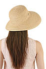 Капелюх солом'яний з полями вниз із натуральної соломи, фото 2