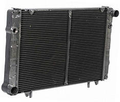 Радіатор охолодження Газель (3-х рядний, мідний) нового зразка (ДК)