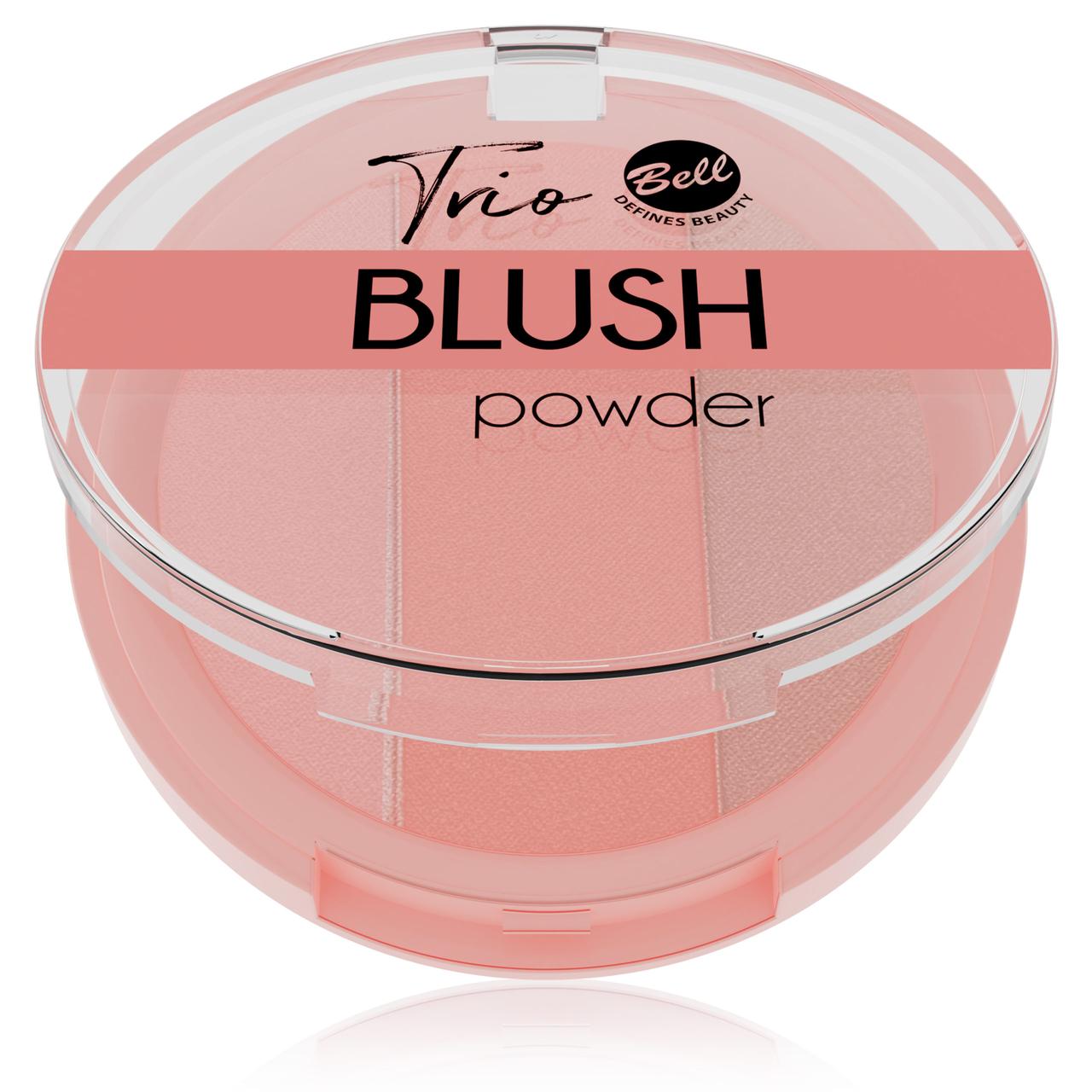 Рум'яна для обличчя Bell Trio Blush Powder 01, 9 g, фото 1