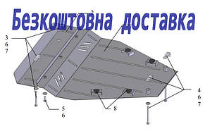 Захист двигуна Renault Koleos (2008-2017) (Захист двигуна Рено Колеос) Кольчуга