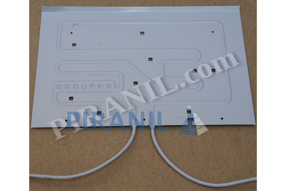 Випарник 26FR038 для холодильника, 480x327 мм, прохідний, 2 трубки
