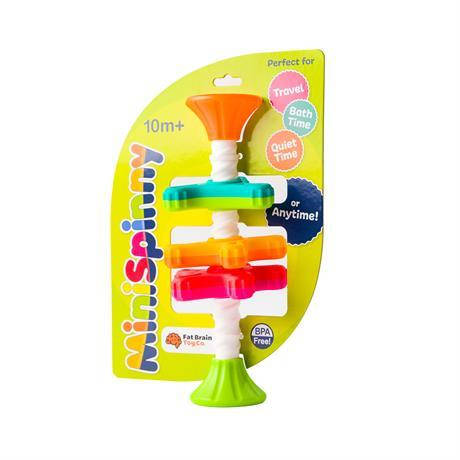 Пірамідка-спиннер тактильна Fat Brain Toys MiniSpinny (F134ML), фото 1