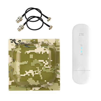 Комплект "4G LTE Wi-Fi роутер ZTE MF79U + антена MIMO MARKETNET T800 Піксель", фото 2