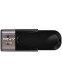 USB флеш накопичувач PNY flash 64GB Attache4 Black USB 2.0 (FD64GATT4-EF)