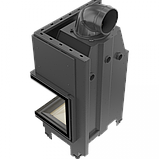 КАМІННА ТОПКА KRATKI MBZ 13 ПРАВА BS ГНУТЕ СТЕКЛО (13,0 кВт) (КРАТКИ МБЗ ПРАВА БС ГНУТЕ СТЕКЛО 13 КВТ), фото 4