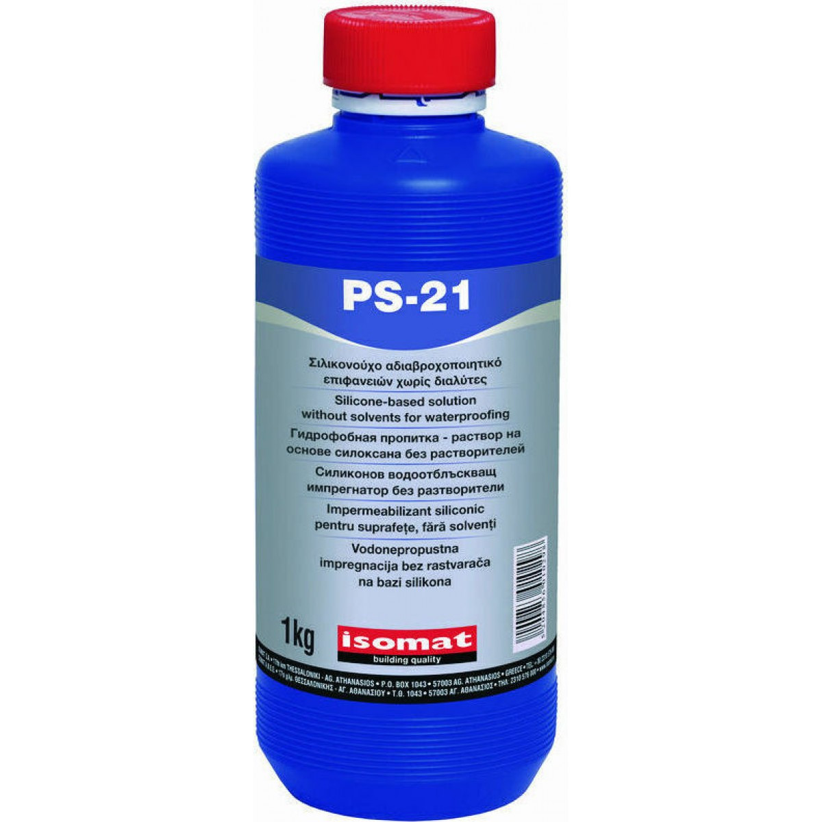 ПС-21 / PS-21 - прозоре гідрофобне просочення на основі силану-силоксану (уп. 1 л)