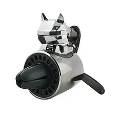 Ароматизатор-освіжувач повітря автомобільний Pilot Bulldog silver, фото 4