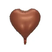 Фольгована кулька серце шоколад 18" Китай