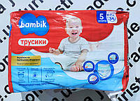 Дитячі підгузки - трусики Bambik ,5., 12-17 кг. 34 шт./уп. № 652543