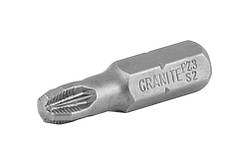 Насадка викруткова GRANITE PZ3 25 мм 1/4" S2 набір 2 шт 10-93-250