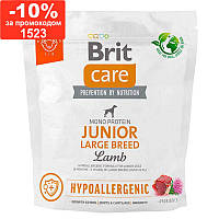 Brit Care Dog Hypoallergenic Junior Large Breed - Сухой корм с ягненком для молодых собак больших пород 1 кг
