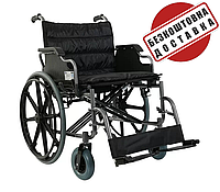 Инвалидная коляска G140 Karadeniz Medikal для людей с большим весом до 205 кг без двигателя
