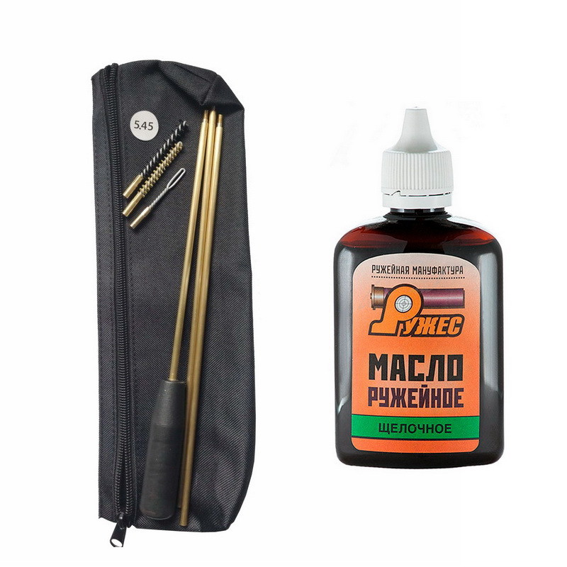 Набір з розбірного шомпола для АК 74 2 йорша вішер в чохлі Oxford 600D + лужне мастило