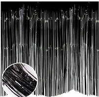 Завіса фольга Чорна 1х2м