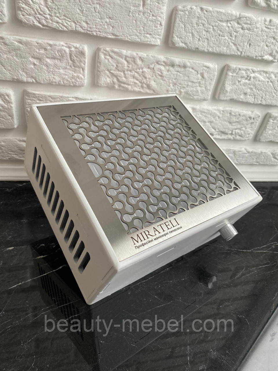 Витяжка для манікюру Mirateli SV7 врызна з НЕРА фільтром, сітка метал, фото 1