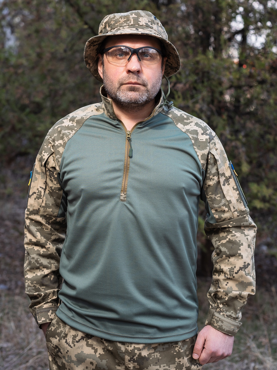 LTM "Falcon" NyCo Combat Shirt Тактична сорочка піксель Бойова сорочка UBACS Сорочка піксель Сорочка убакс ЗСУ
