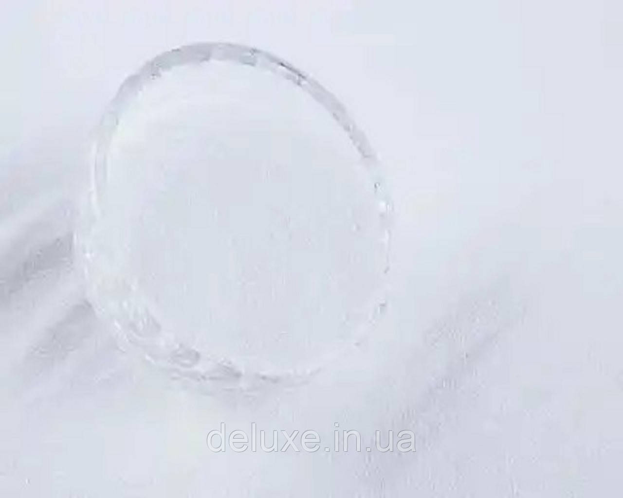 Гліттер класичний Hexagon Clear Преміум, білий, прозорий, матовий, крапка, колір СD 1001, розмір 1/128 (0.2мм), 1кг