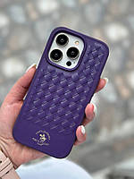 Шкіряний чохол Polo Santa Barbara Ravel для iPhone 14 Pro Max Purple