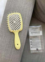 Гребінець для волосся жовтий з білим Janeke Superbrush 93SP226 GIA, фото 8