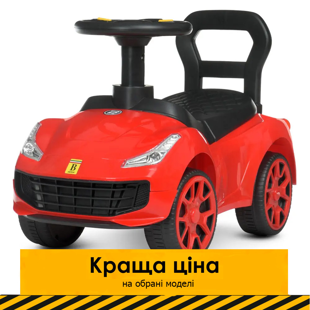 Каталка-толокар Ferrari (музика, світло) Bambi M 4742-3 Червоний