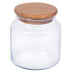 Банка HEREVIN з дерев. криш. 0.635 л (232007-260)